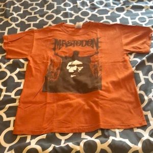 Vintage Orange Mastodon T Shirt